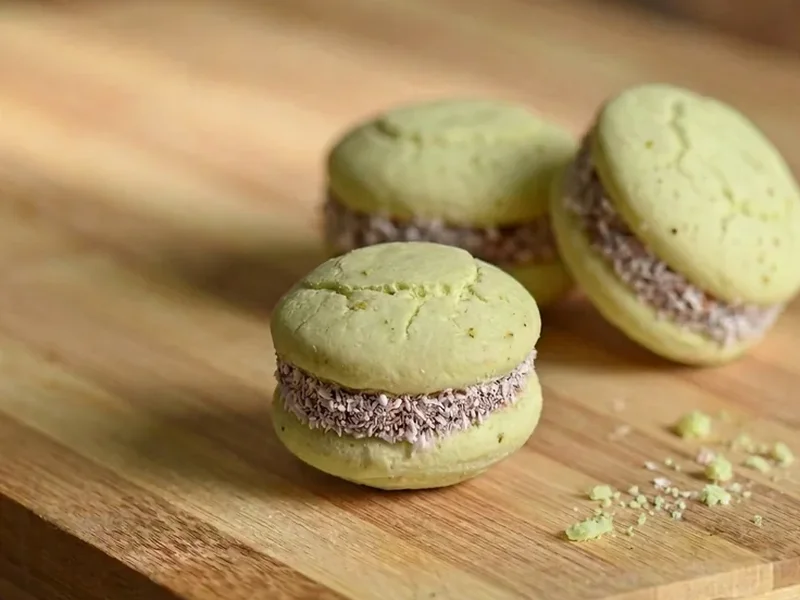 Mini alfajor de Pistacho