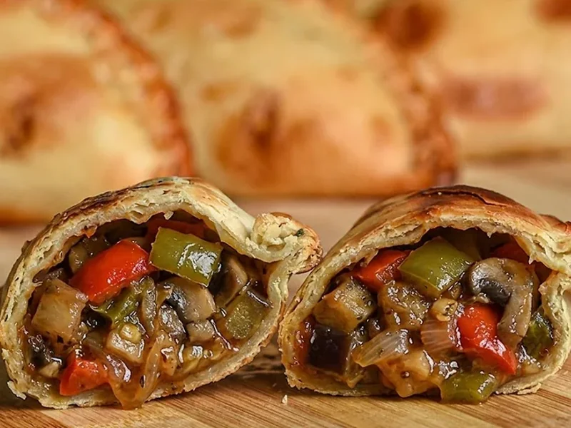 Empanada de Verduras, vegana